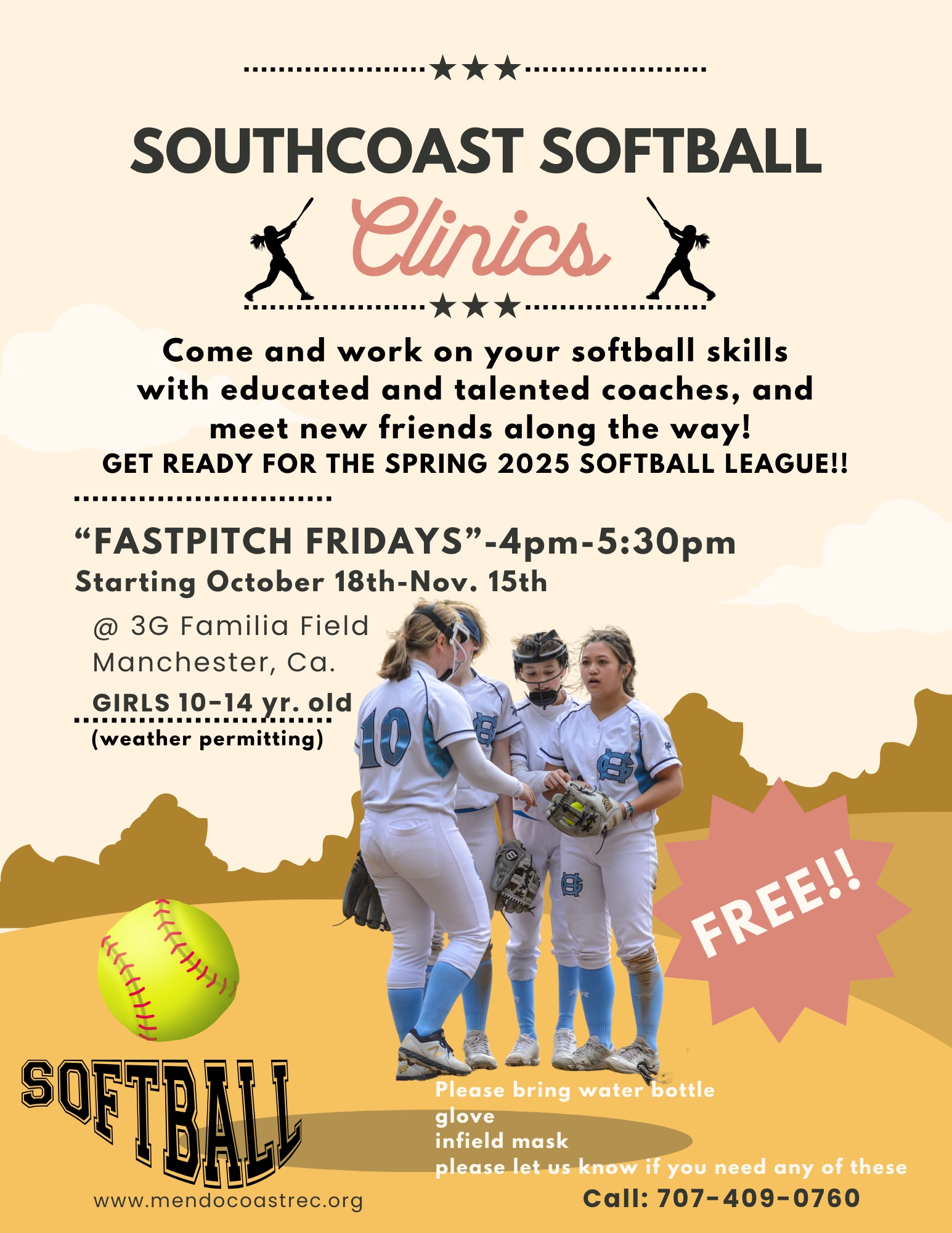 south coast softball clinic