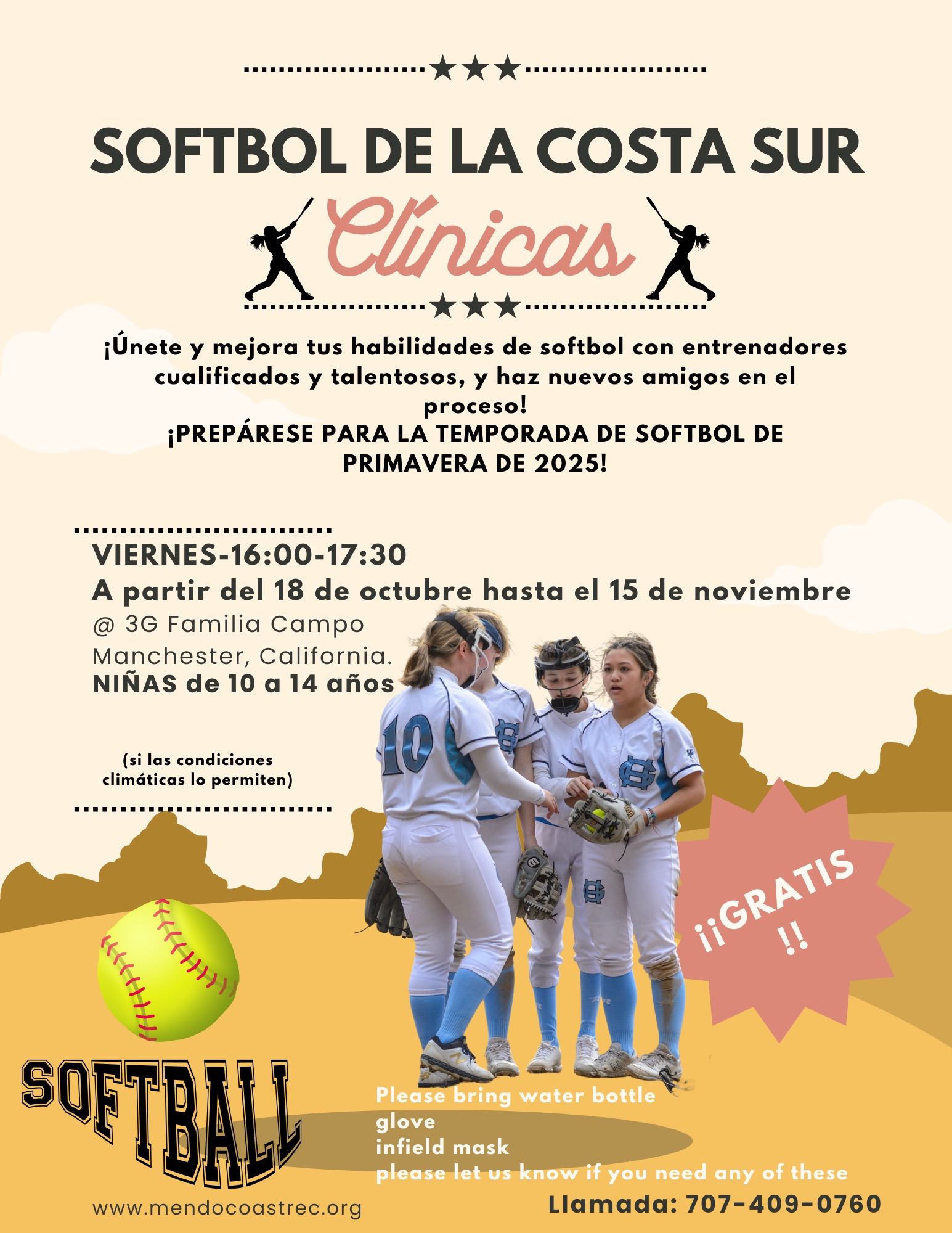 softbol de la costa sur