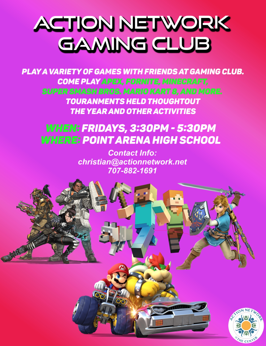 action network gaming club
