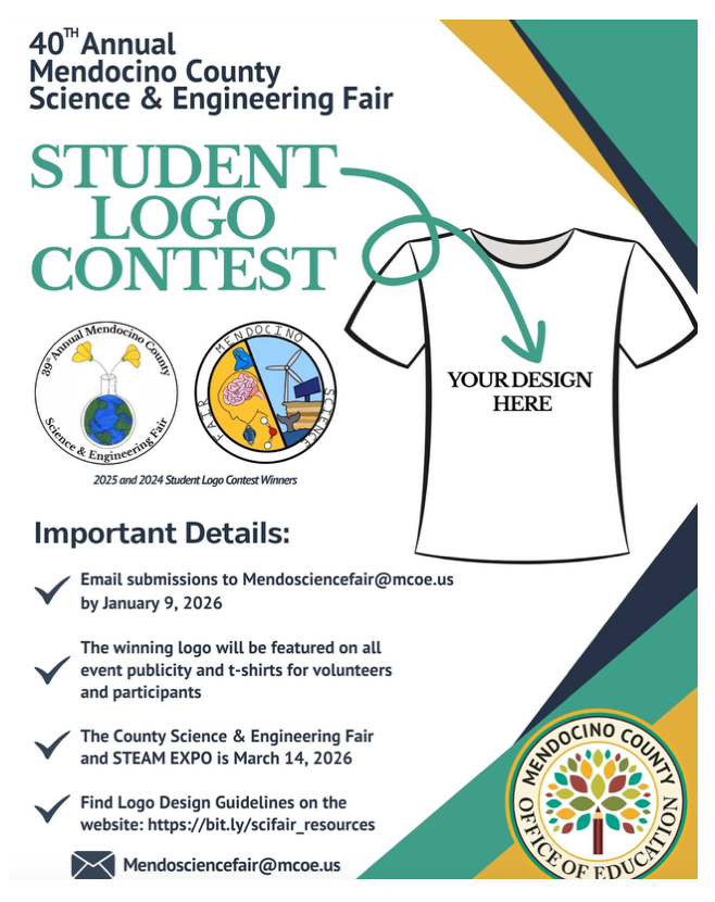 mendocino science fair logo content
