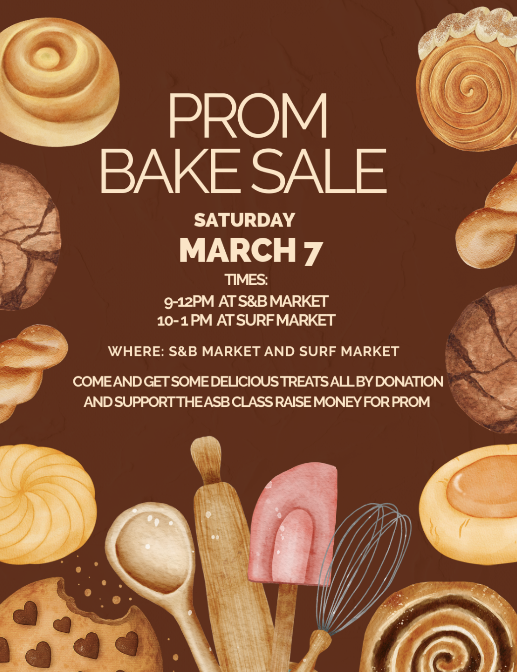 prom bake sale