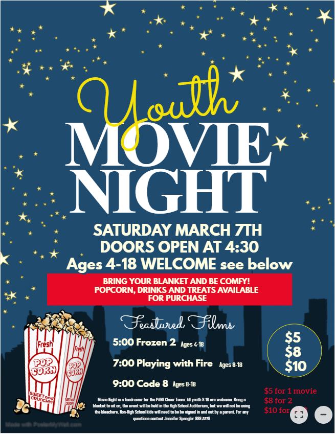 Youth Movie Night | Point Arena High School