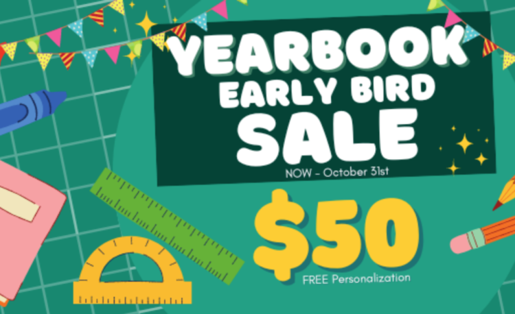 yearbook early bird sale