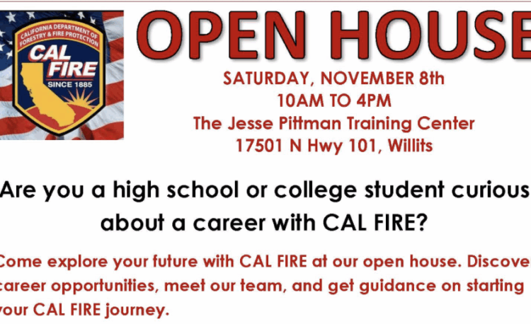 cal fire open house career day