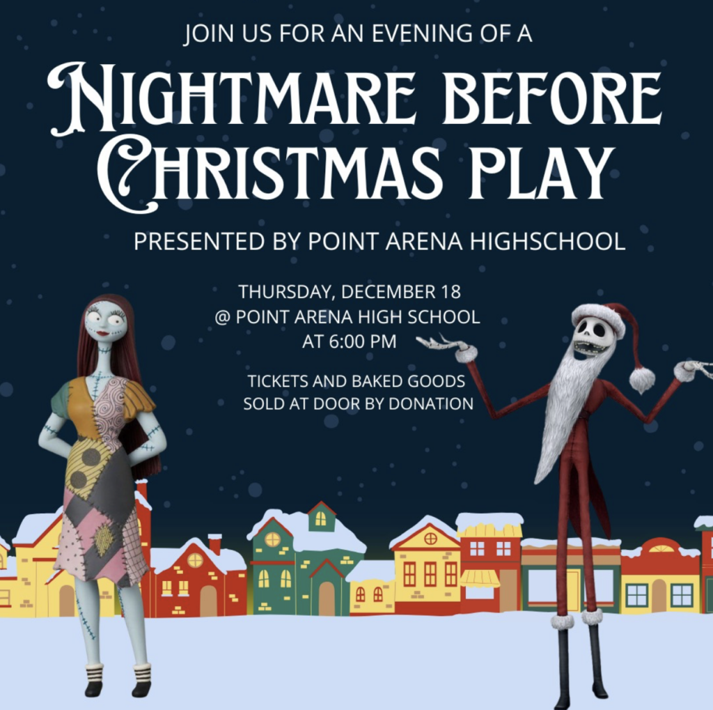 nightmare before christmas 2025 PAHS play